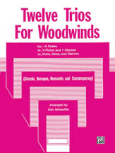 12 TRIOS FOR WOODWINDS FL/OB/CL cover Thumbnail